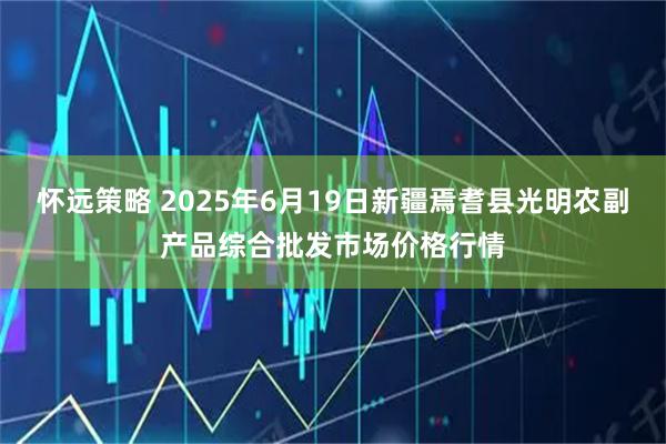怀远策略 2025年6月19日新疆焉耆县光明农副产品综合批发市场价格行情