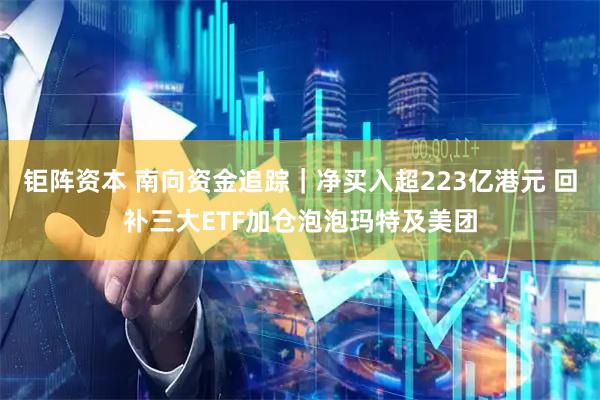 钜阵资本 南向资金追踪｜净买入超223亿港元 回补三大ETF加仓泡泡玛特及美团